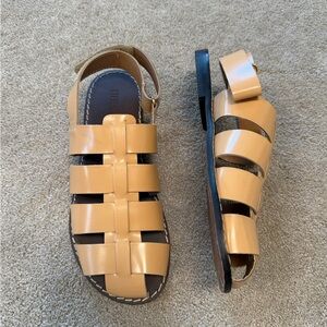 Steve Madden leather fisherman sandals